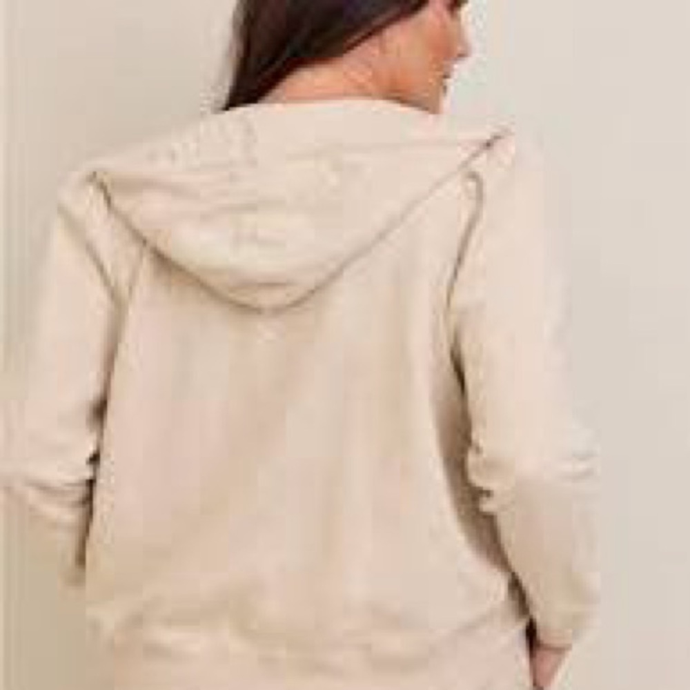 Torrid Oatmeal Hoodie puff sleeves Size 3 - Picture 2 of 7